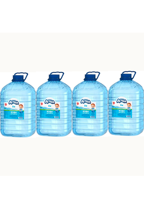 Вода для детей "Агуша", 5 л, 4 шт./уп.